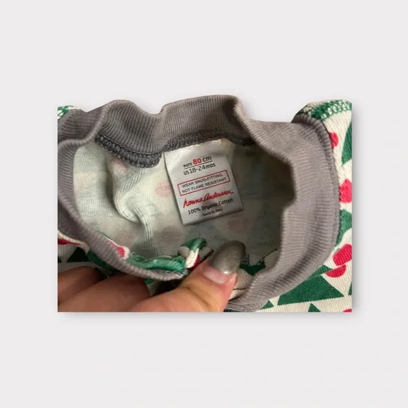 Hanna Andersson Geo Shape Polkadot Organic Sleeper - Picture 3 of 5